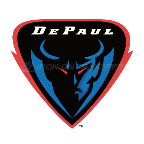 DePaul Blue Demons Iron-on Stickers (Heat Transfers)NO.4271